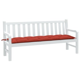 Kissen für Gartenbank aus rotem Melange-Stoff 180x50x7 cm. von , Kissen für Stühle und Sofas - Ref: Foro24-4002570, Preis: 40...