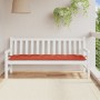 Cushion for garden bench in red melange fabric 180x50x7 cm by , Cushions for chairs and sofas - Ref: Foro24-4002570, Price: 4...