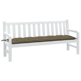 Kissen für Gartenbank aus grauem Taupe-Melange-Stoff 180x50x7 cm. von , Kissen für Stühle und Sofas - Ref: Foro24-4002572, Pr...