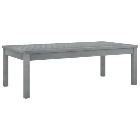 Solid gray acacia wood coffee table 100x50x33 cm by vidaXL, Garden tables - Ref: Foro24-311828, Price: 65,87 €, Discount: %