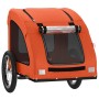 Fahrradanhänger für Haustiere aus Eisen und Oxford-Gewebe in Orange. von , Kinderwagen für Haustiere - Ref: Foro24-93956, Pre...