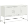 Mueble para TV de acero blanco 100,5x39x60,5 cm de , Muebles TV - Ref: Foro24-846481, Precio: 98,99 €, Descuento: %