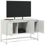 Mueble para TV de acero blanco 100,5x39x60,5 cm de , Muebles TV - Ref: Foro24-846481, Precio: 98,99 €, Descuento: %