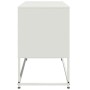 Mueble para TV de acero blanco 100,5x39x60,5 cm de , Muebles TV - Ref: Foro24-846481, Precio: 98,99 €, Descuento: %