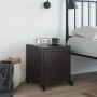 Black steel bedside table 36x39x43.5 cm by , Nightstands - Ref: Foro24-846614, Price: 63,04 €, Discount: %