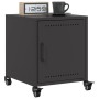 Black steel bedside table 36x39x43.5 cm by , Nightstands - Ref: Foro24-846614, Price: 63,04 €, Discount: %