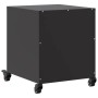 Black steel bedside table 36x39x43.5 cm by , Nightstands - Ref: Foro24-846614, Price: 63,04 €, Discount: %