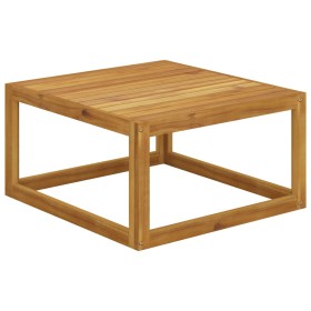 Mesa de centro de madera maciza de acacia 68x68x29 cm de vidaXL, Sofás modulares de exterior - Ref: Foro24-311866, Precio: 82...