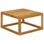 Mesa de centro de madera maciza de acacia 68x68x29 cm de vidaXL, Sofás modulares de exterior - Ref: Foro24-311866, Precio: 78...