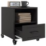 Bedside tables 2 units black steel 36x39x43.5 cm by , Nightstands - Ref: Foro24-846705, Price: 101,20 €, Discount: %