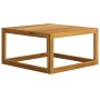 Mesa de centro de madera maciza de acacia 68x68x29 cm de vidaXL, Sofás modulares de exterior - Ref: Foro24-311866, Precio: 78...