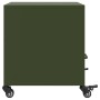 Mesitas de noche 2 unidades acero verde oliva 36x39x43,5 cm de , Mesitas de noche - Ref: Foro24-846713, Precio: 106,63 €, Des...