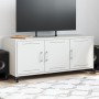 TV-Möbel aus kaltgewalztem Stahl in Weiß 100,5x39x43,5 cm von , TV-Möbel - Ref: Foro24-846649, Preis: 95,99 €, Rabatt: %