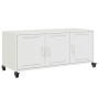 Mueble para TV acero laminado en frío blanco 100,5x39x43,5 cm de , Muebles TV - Ref: Foro24-846649, Precio: 108,13 €, Descuen...