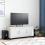 TV stand made of cold-rolled white steel 100.5x39x43.5 cm by , TV Furniture - Ref: Foro24-846649, Price: 95,01 €, Discount: %