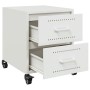 Bedside tables 2 units white steel 36x39x43.5 cm by , Nightstands - Ref: Foro24-846637, Price: 129,99 €, Discount: %