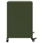 Bedside table in olive green steel, 36x39x59 cm by , Nightstands - Ref: Foro24-846724, Price: 61,92 €, Discount: %