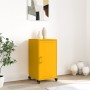 Cold-rolled steel display cabinet in yellow 36x39x72 cm by , Sideboards - Ref: Foro24-846677, Price: 72,89 €, Discount: %