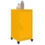 Cold-rolled steel display cabinet in yellow 36x39x72 cm by , Sideboards - Ref: Foro24-846677, Price: 72,89 €, Discount: %