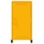 Cold-rolled steel display cabinet in yellow 36x39x72 cm by , Sideboards - Ref: Foro24-846677, Price: 72,89 €, Discount: %