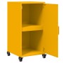 Cold-rolled steel display cabinet in yellow 36x39x72 cm by , Sideboards - Ref: Foro24-846677, Price: 72,89 €, Discount: %