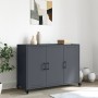 Cold-rolled anthracite gray steel sideboard 100.5x39x72 cm by , Sideboards - Ref: Foro24-846682, Price: 170,48 €, Discount: %