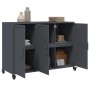 Cold-rolled anthracite gray steel sideboard 100.5x39x72 cm by , Sideboards - Ref: Foro24-846682, Price: 170,48 €, Discount: %