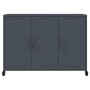 Cold-rolled anthracite gray steel sideboard 100.5x39x72 cm by , Sideboards - Ref: Foro24-846682, Price: 170,48 €, Discount: %