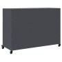 Cold-rolled anthracite gray steel sideboard 100.5x39x72 cm by , Sideboards - Ref: Foro24-846682, Price: 139,92 €, Discount: %