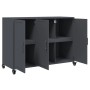 Cold-rolled anthracite gray steel sideboard 100.5x39x72 cm by , Sideboards - Ref: Foro24-846682, Price: 139,92 €, Discount: %