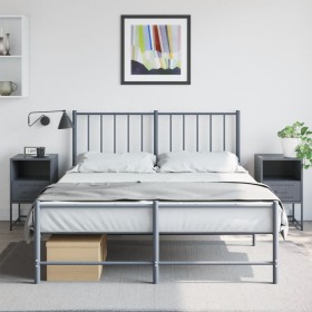 Bedside tables 2 units anthracite gray steel 36x39x60.5 cm by , Nightstands - Ref: Foro24-846559, Price: 106,50 €, Discount: %