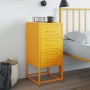 Bedside table in mustard yellow steel, 36x39x78 cm by , Nightstands - Ref: Foro24-846584, Price: 86,03 €, Discount: %