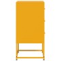 Bedside table in mustard yellow steel, 36x39x78 cm by , Nightstands - Ref: Foro24-846584, Price: 86,03 €, Discount: %