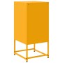 Bedside table in mustard yellow steel, 36x39x78 cm by , Nightstands - Ref: Foro24-846584, Price: 86,03 €, Discount: %