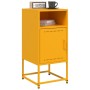 Mesitas de noche 2 uds acero amarillo mostaza 36x39x78 cm de , Mesitas de noche - Ref: Foro24-846573, Precio: 126,07 €, Descu...