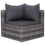 7-piece garden sofa set with gray synthetic rattan cushions by vidaXL, Garden sets - Ref: Foro24-3059493, Price: 767,13 €, Di...