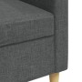 Sofá de 3 plazas de tela gris oscuro 210 cm de , Sofás - Ref: Foro24-4007415, Precio: 299,06 €, Descuento: %