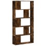 5-shelf smoked oak engineered wood bookcase by , Bookcases and shelves - Ref: Foro24-852775, Price: 80,76 €, Discount: %