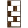 5-shelf smoked oak engineered wood bookcase by , Bookcases and shelves - Ref: Foro24-852775, Price: 80,76 €, Discount: %