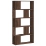 5-level brown oak wood bookshelf 80.5x23.5x162.5 cm by , Bookcases and shelves - Ref: Foro24-852777, Price: 83,99 €, Discount: %