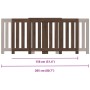 Radiator cover in brown oak wood 205x21.5x83.5 cm by , Accessories for heating radiators - Ref: Foro24-852768, Price: 100,05 ...