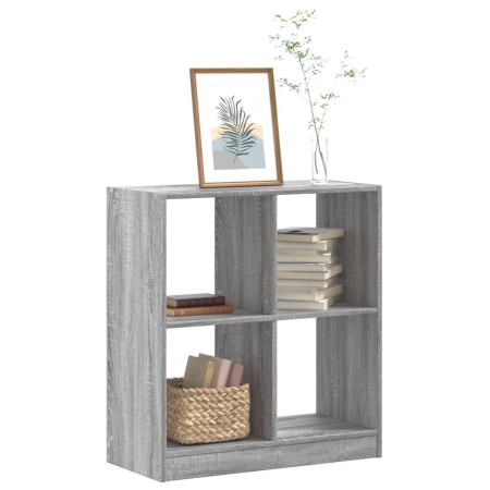 Ingenieurholzregal in Sonoma-Grau 68,5x32x75 cm von , Bücherregale und Regale - Ref: Foro24-852812, Preis: 55,99 €, Rabatt: %