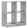 Engineered wood gray concrete shelf 68.5x32x75 cm by , Bookcases and shelves - Ref: Foro24-852810, Price: 55,03 €, Discount: %