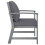 Garden chairs cushions 2 pcs dark gray solid acacia wood by vidaXL, Garden chairs - Ref: Foro24-311827, Price: 153,34 €, Disc...