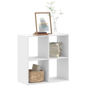 Engineered wood white shelf 68.5x32x68.5 cm by , Bookcases and shelves - Ref: Foro24-852825, Price: 50,98 €, Discount: %