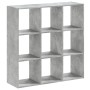 Estantería de madera de ingeniería gris hormigón 102x32x102 cm de , Librerías y estanterías - Ref: Foro24-852819, Precio: 82,...