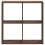 Wooden engineering brown oak shelf 68.5x32x68.5 cm by , Bookcases and shelves - Ref: Foro24-852831, Price: 50,98 €, Discount: %