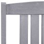 Garden chairs, set of 4, solid acacia wood in gray. by vidaXL, Garden chairs - Ref: Foro24-311875, Price: 235,80 €, Discount: %