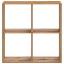 Estantería de madera ingeniería roble artisian 68,5x32x68,5 cm de , Librerías y estanterías - Ref: Foro24-852833, Precio: 49,...