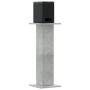 Soportes altavoces 2 uds madera gris hormigón 30x30x80 cm de , Soportes para altavoces - Ref: Foro24-852666, Precio: 64,01 €,...